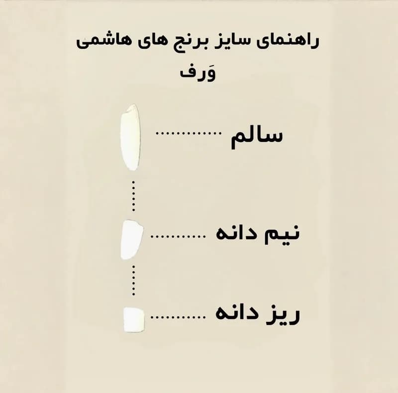 برنج نیم دانه هاشمی گیلان _ ۱۰ کیلوگرم — تصویر ۱۲