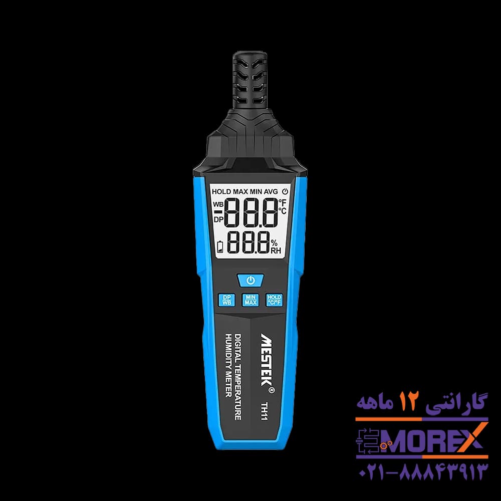 دماسنج و رطوبت سنج دیجیتالی مستک | MESTEK مدل TH11