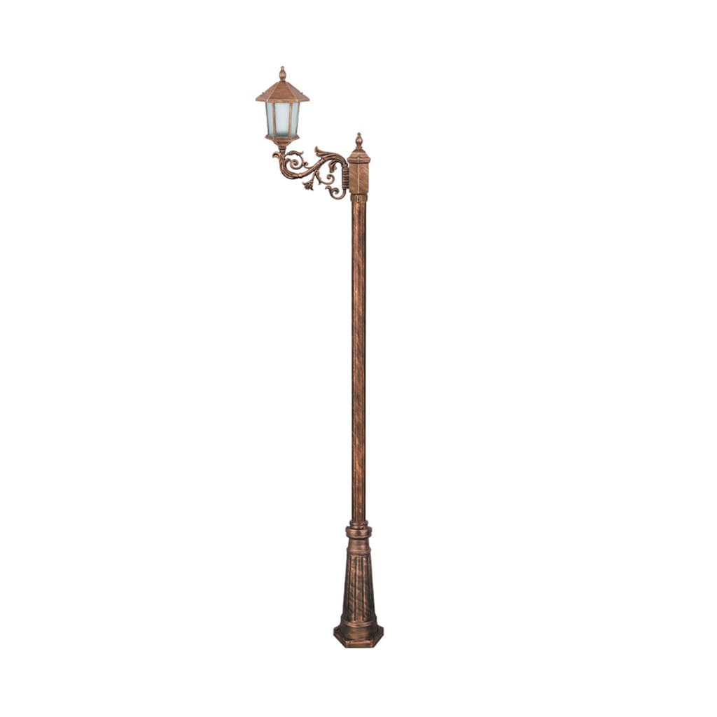 چراغ تکشاخه پارکی تکشیدفام مدل ویکتوریا کد 91200-16-7514