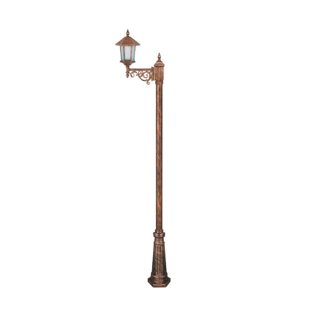 چراغ تکشاخه پارکی تکشیدفام مدل ویکتوریا کد 91200-16-7515