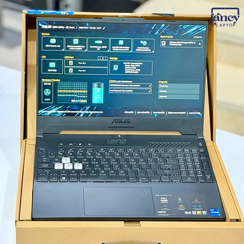 لپ تاپ اپن باکس 15.6 اینچی ایسوس TUF Gaming F15 Core i5-12450H 24GB DDR5 512GB NVMe SSD NVIDIA GeForce RTX 3050 4GB GDDR6 144Hz — تصویر ۷