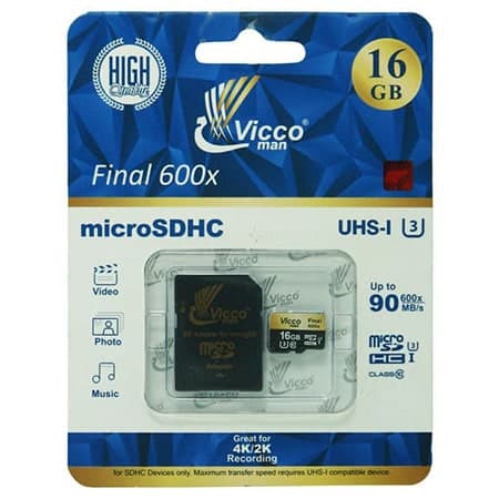 کارت حافظه 16 گیگابایت VICCO با خشاب