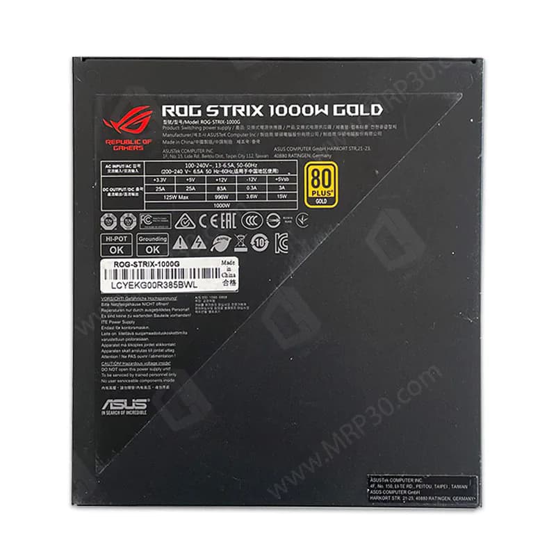 پاور 1000 وات ایسوس ASUS Rog Strix 1000W Gaming استوک — تصویر ۵