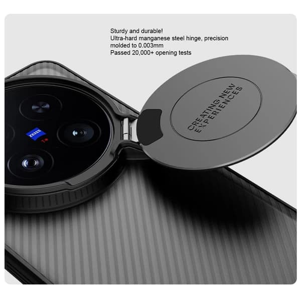 گارد نیمه شفاف کمرا استند Vivo X200 Ultra مارک نیلکین مدل Camshield Prop Clear — تصویر ۸
