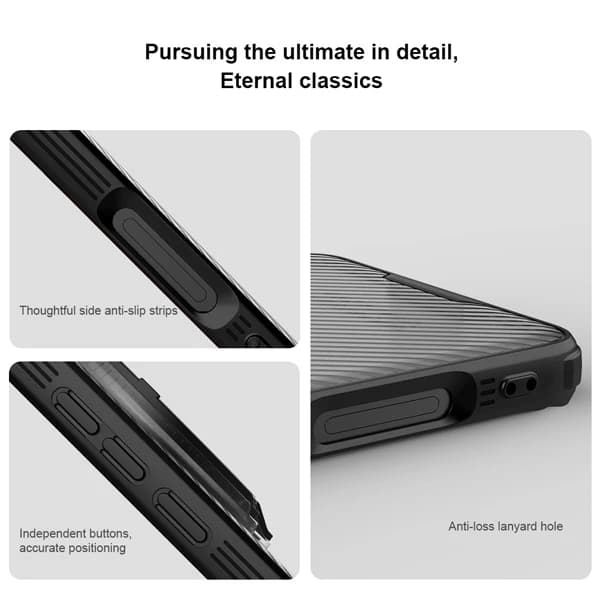 گارد نیمه شفاف کمرا استند Vivo X200 Ultra مارک نیلکین مدل Camshield Prop Clear — تصویر ۶