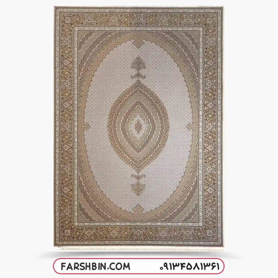 فرش ریزماهی کرم 1500 شانه کد 7563