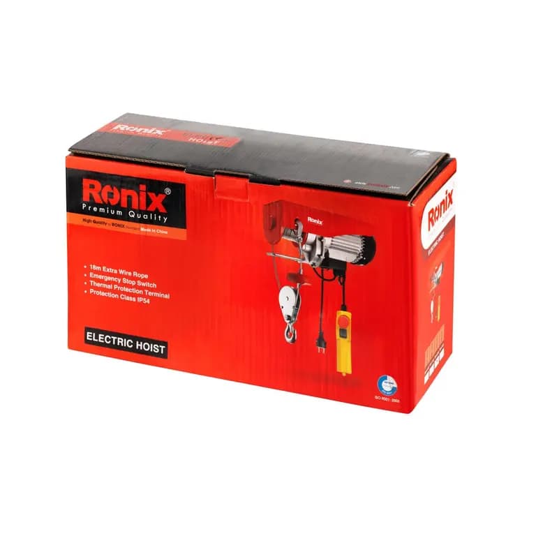 بالابر برقی رونیکس مدل RONIX RH-4133 با ظرفیت تک سیم 250 کیلوگرم — تصویر ۶