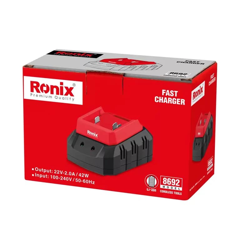 شارژر باتری رونیکس مدل RONIX 8692 با خروجی 22 ولت 2 آمپر — تصویر ۴