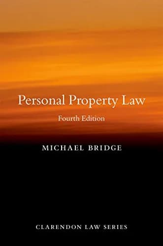 و دانلود نسخه کامل کتاب زبان اصلی Personal Property Law (Clarendon Law Series) 4th Edition PDF | دانلود کتاب خارجی