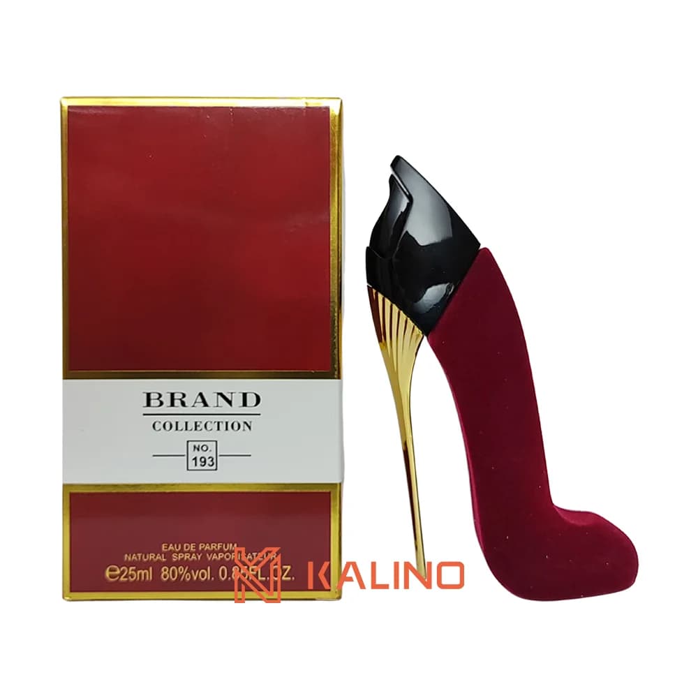 ادکلن زنانه گودگرل ولوت فتال (قرمز) برند کالکشن کد 193 حجم 25 میل | Brand Collection Carolina Herrera Good Girl Velvet Fatale