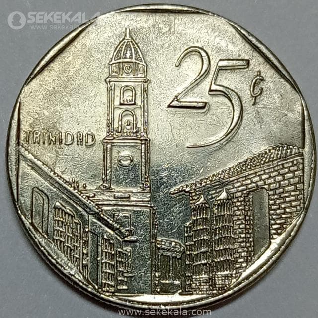 سکه 25 سنتاوو کوبا 2000
