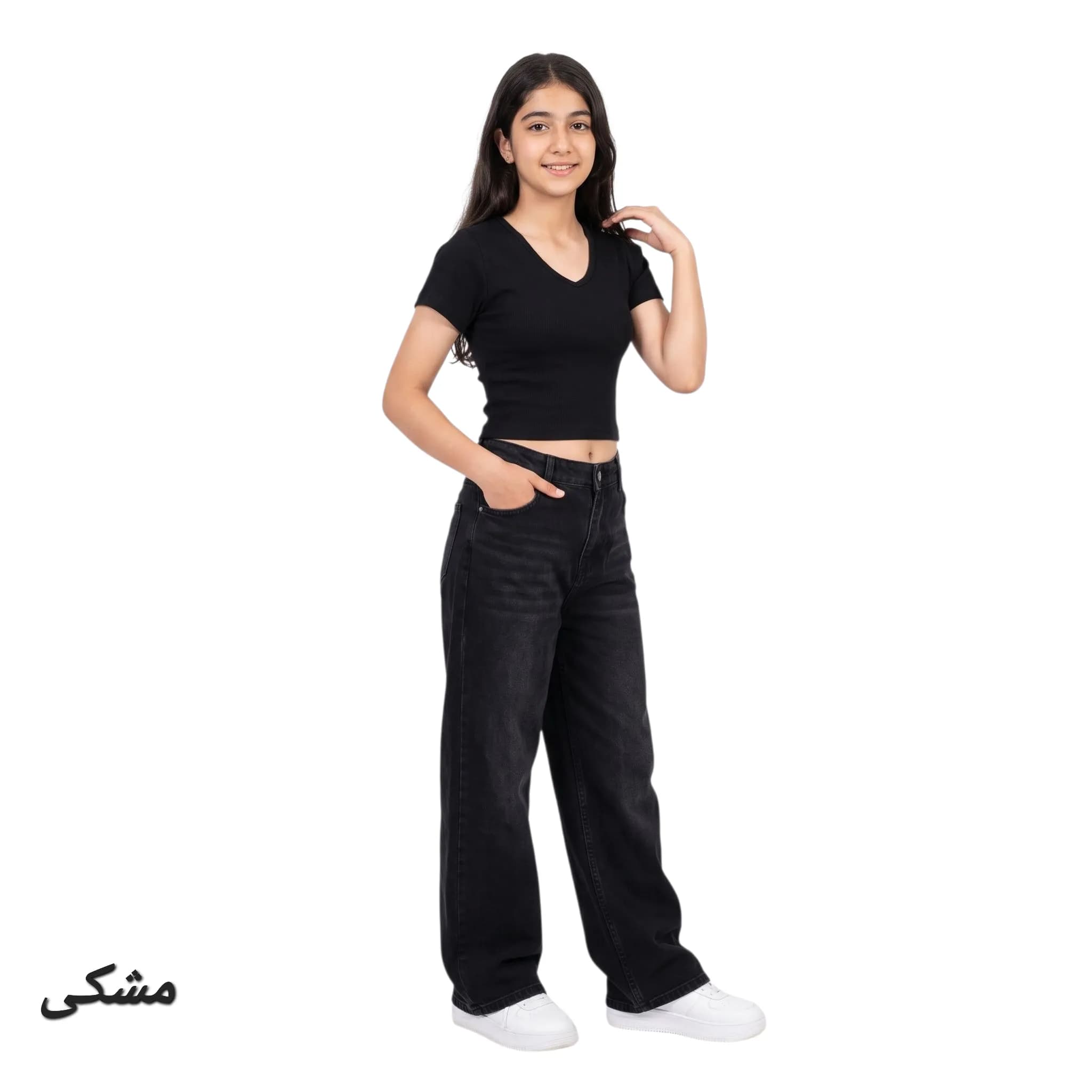 تاپ دخترانه یقه هفت کبریتی — تصویر ۲