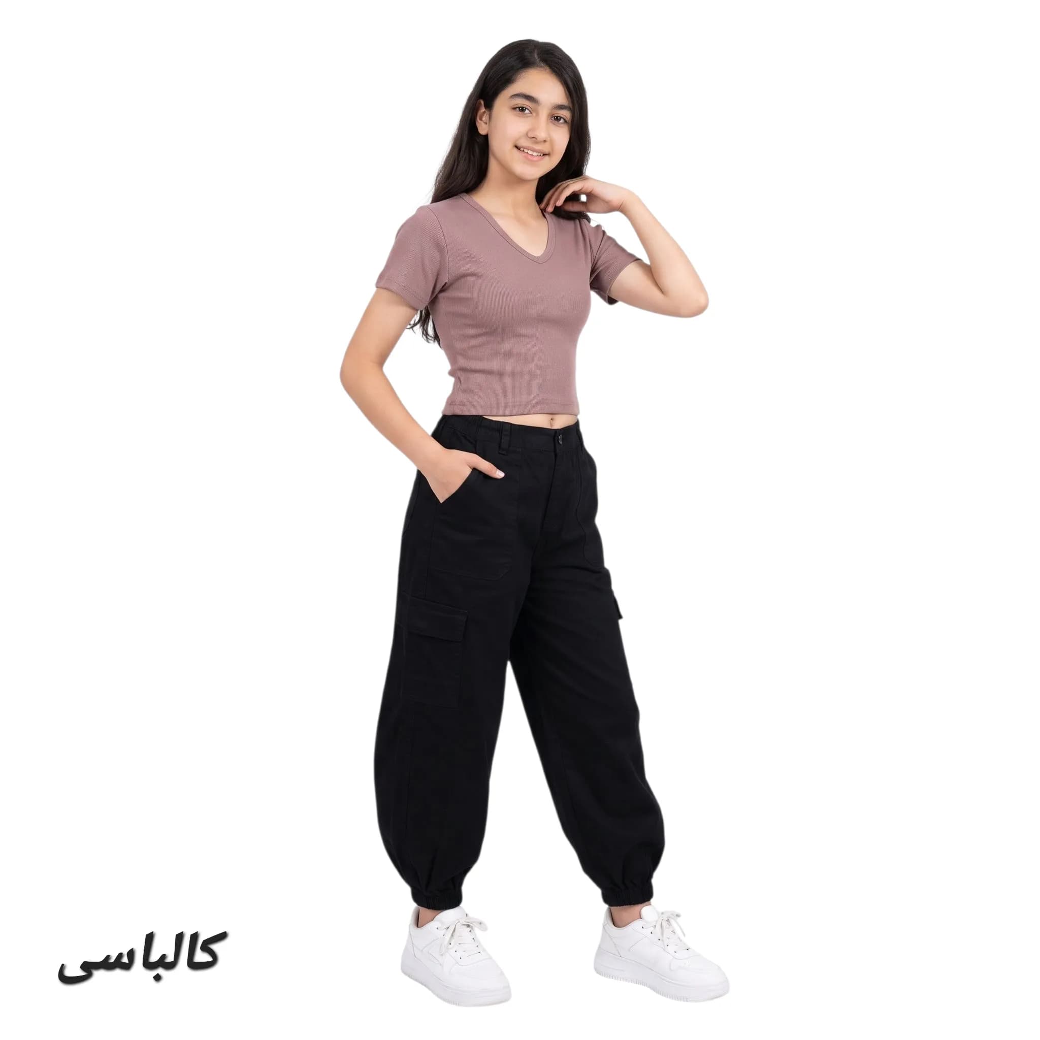 تاپ دخترانه یقه هفت کبریتی — تصویر ۶