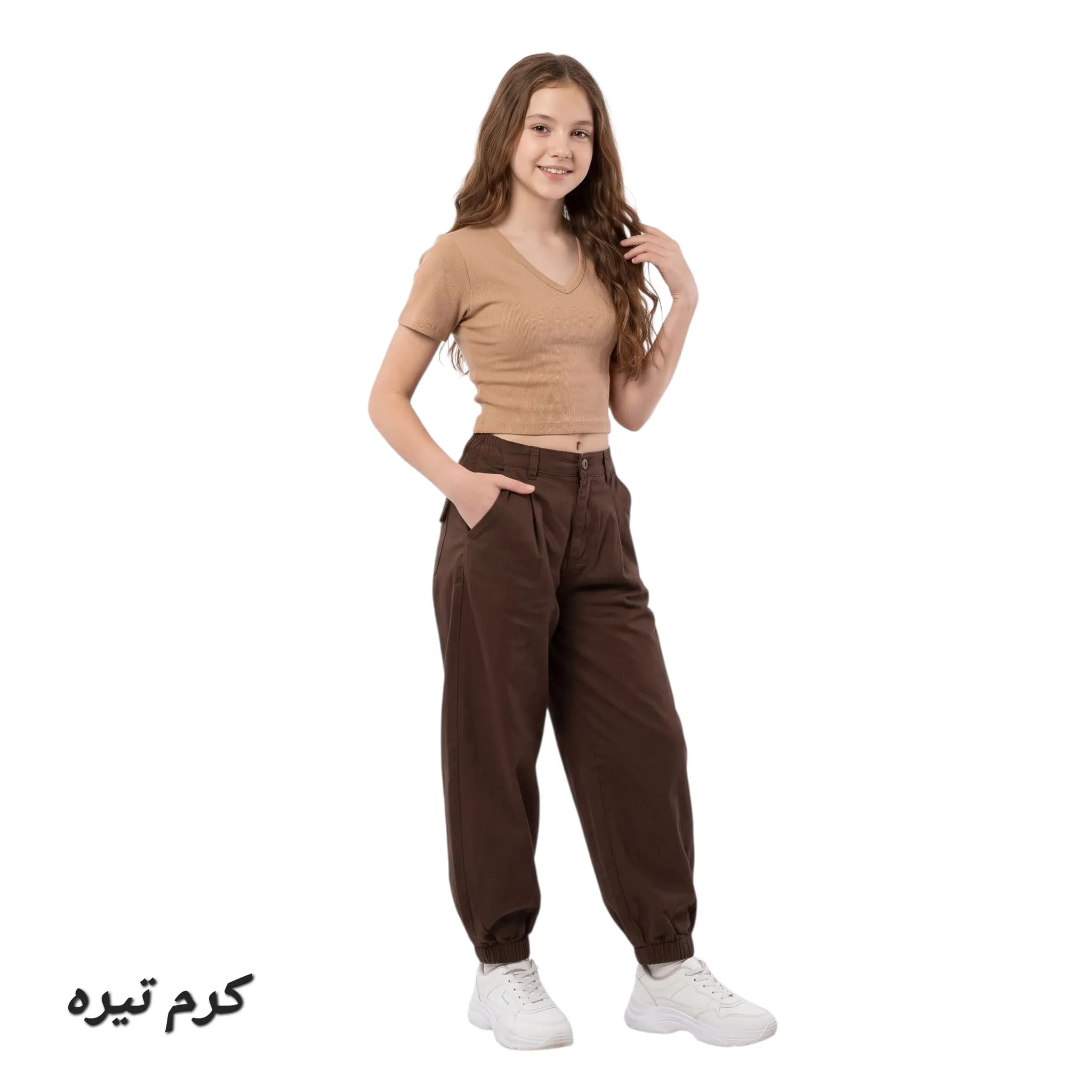 تاپ دخترانه یقه هفت کبریتی — تصویر ۵