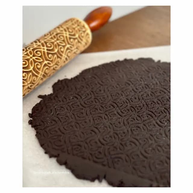 وردنه چوبی طرح هزارتو