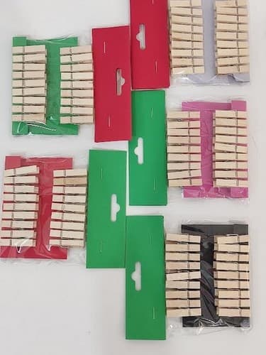 گیره چوبی فانتزی بی رنگ