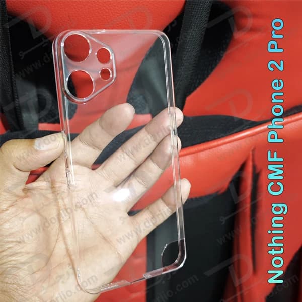 قاب شفاف تمام کریستالی Nothing CMF Phone 2 Pro مارک LEXOM — تصویر ۸