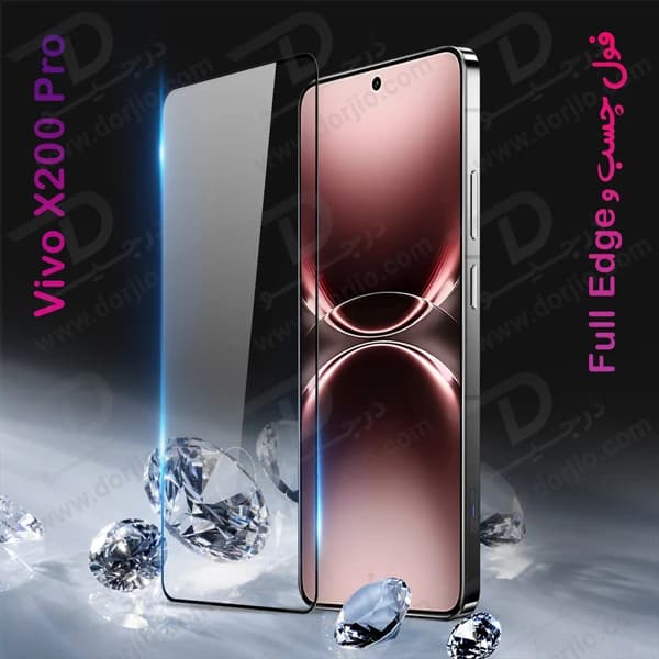 گلس فول چسب تمام صفحه Vivo X200 Pro مارک Mietubl مدل Full Edge — تصویر ۲
