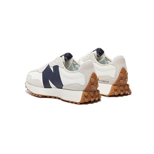 کفش پیاده روی نیوبالانس 327 کرم سورمه ای New Balance 327 — تصویر ۳