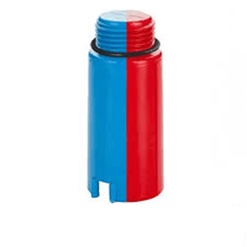 درپوش پایه بلند پلاستیکی طرح جدید قرمز سایز 1/2″