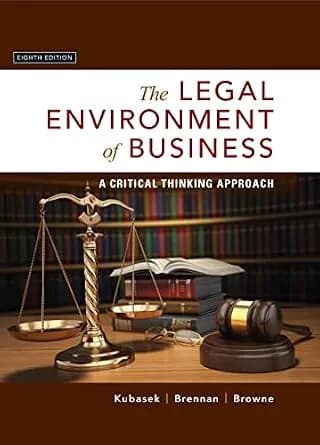 و دانلود نسخه کامل کتاب زبان اصلی Legal Environment of Business, The: A Critical Thinking Approach PDF | دانلود کتاب خارجی