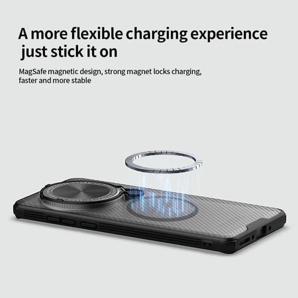 گارد مگ سیف نیمه شفاف کمرا استند OnePlus 13 مارک نیلکین مدل Camshield Prop Clear — تصویر ۸
