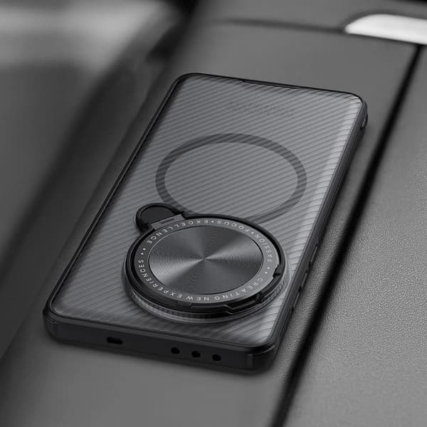 گارد مگ سیف نیمه شفاف کمرا استند OnePlus 13 مارک نیلکین مدل Camshield Prop Clear — تصویر ۴