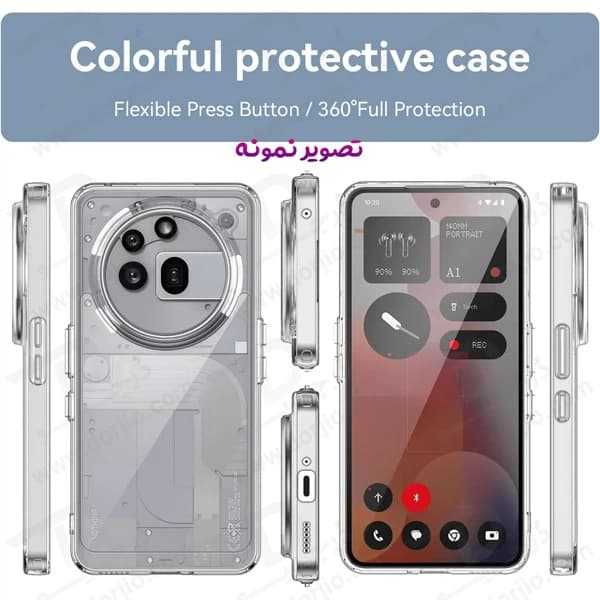 قاب ژله ای شفاف Nothing Phone 3a Pro — تصویر ۸