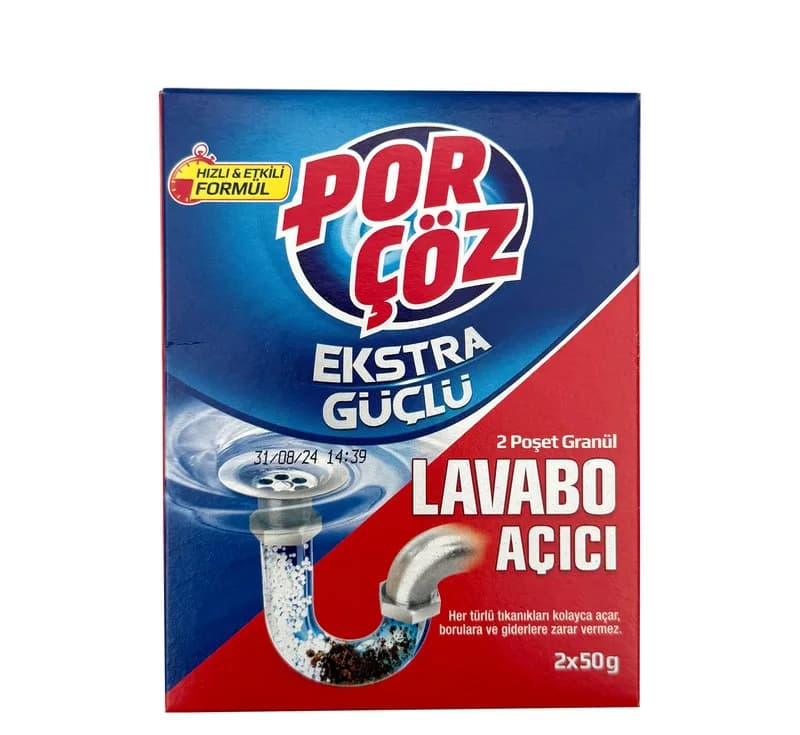 پودر لوله بازکن پور چوز مدل Lavabo وزن 100 گرم بسته 2 عددی
