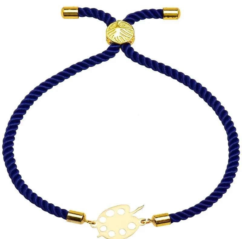 دستبند بند و طلا 18 عیار زنانه نیکان گلد مدل پالت نقاشی