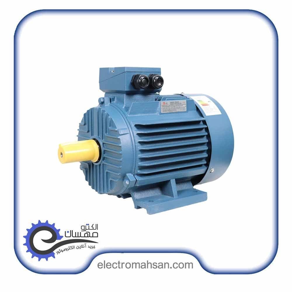 الکتروموتور کاجیلی 0.75کیلووات(1 اسب) سه فاز 3000دور پوسته چدن