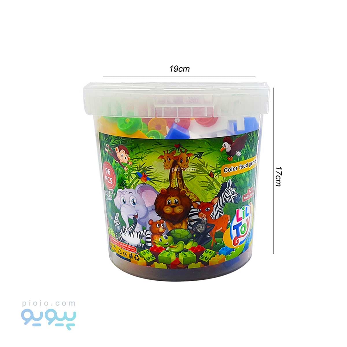 لگو سطلی 96 قطعه لی لی توی آیتم 7119 عمده و کارتنی