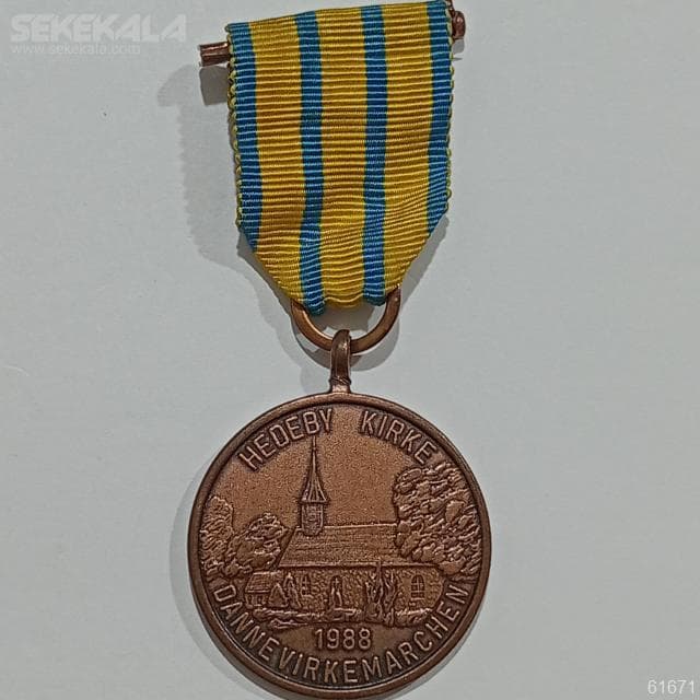 مدال کلکسیونی دانمارک 1988 (روبان فابریک)