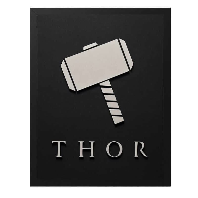 تابلو شاسی طرح Thor سایز 30*40 سانتی متر کد 2