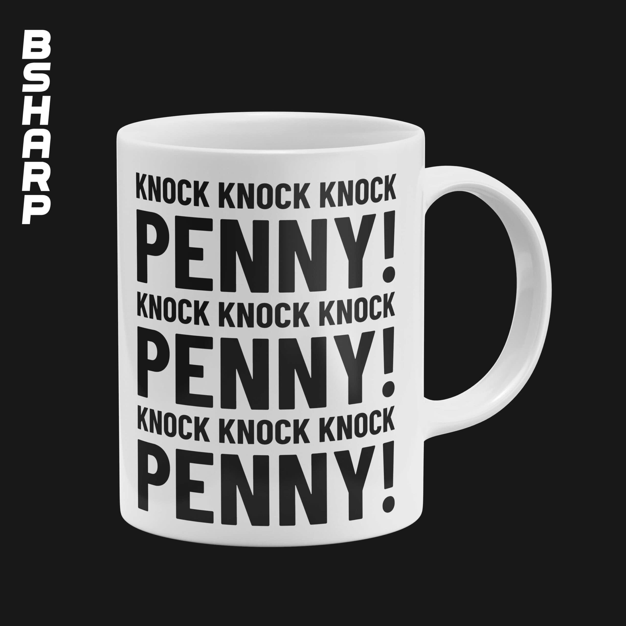 ماگ The Big Bang Theory طرح Knock