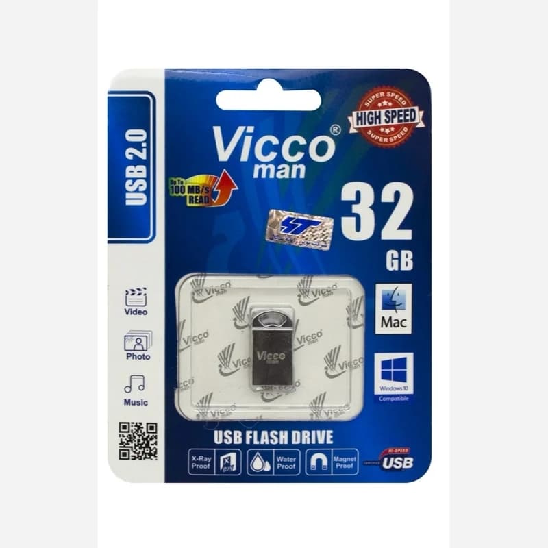 فلش مموری Vicco man مدل VC282 USB2.0 ظرفیت 32GB