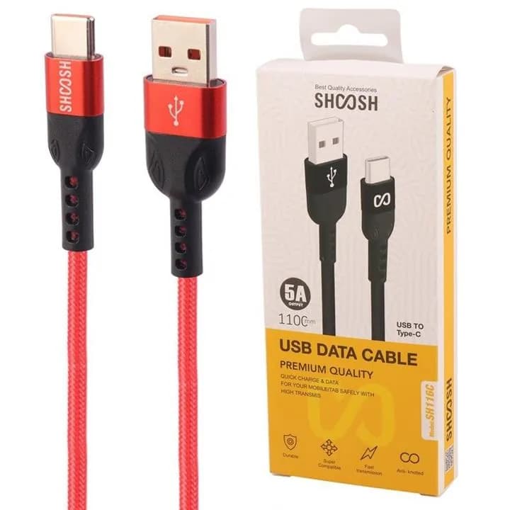 کابل شارژ شوش type-c مدل SH-116C