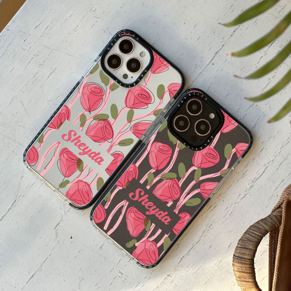 قاب شفاف چاپی سفارشی به اسم دلخواه (کد 0420) مدل Rose مناسب برای گوشی موبایل شیائومی ردمی Xiaomi Redmi Note 8 / Note 8 Pro / Note 9 / Note 9S / Note 9 Pro / Note 10 Pro / Note 10 Pro Max / Note 11S / — تصویر ۷