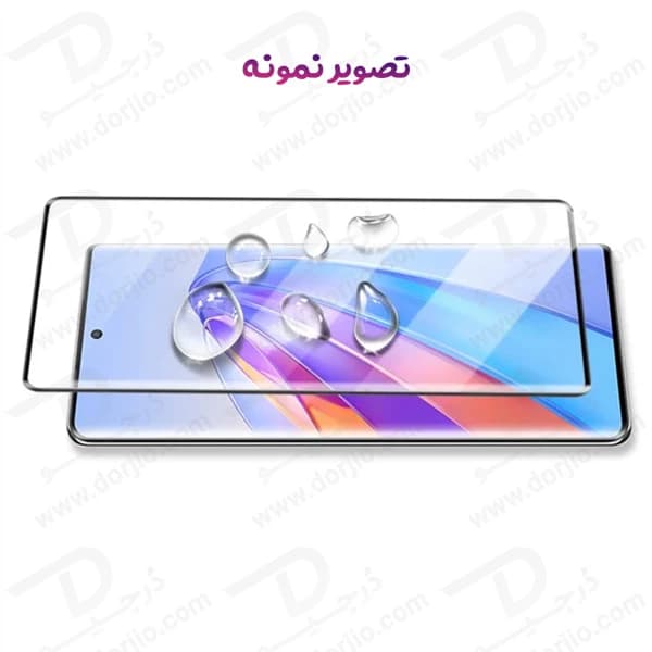 گلس فول چسب Edge تمام صفحه Honor X40 مارک KUSA — تصویر ۲
