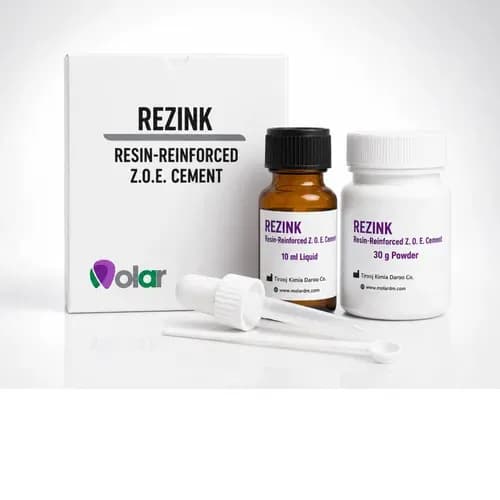 سمان زینک اکساید اوژنول رزینی رزینک (پودر و مایع) REZINK