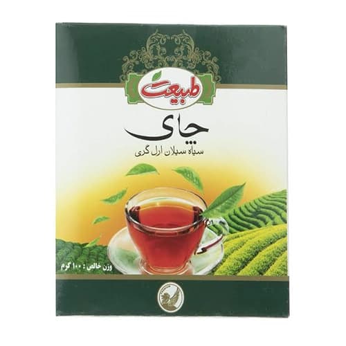 چای سیاه سیلان ارل گری طبیعت (معطر) – 100 گرم – کارتن 24 عددی