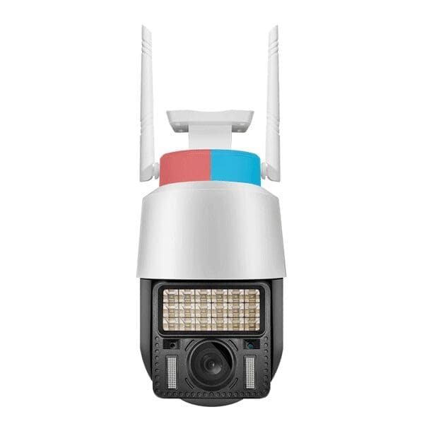 دوربین مینی اسپید دام وای فای آژیردار پلیسی مدل mini speed dome v380 S40 wifi همراه با آداپتور
