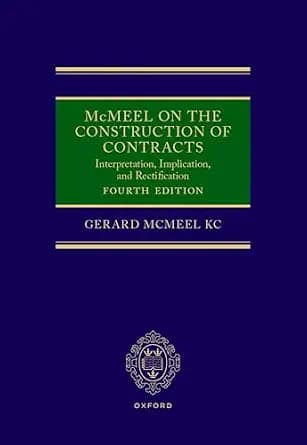 و دانلود نسخه کامل کتاب زبان اصلی McMeel on the Construction of Contracts PDF | دانلود کتاب خارجی