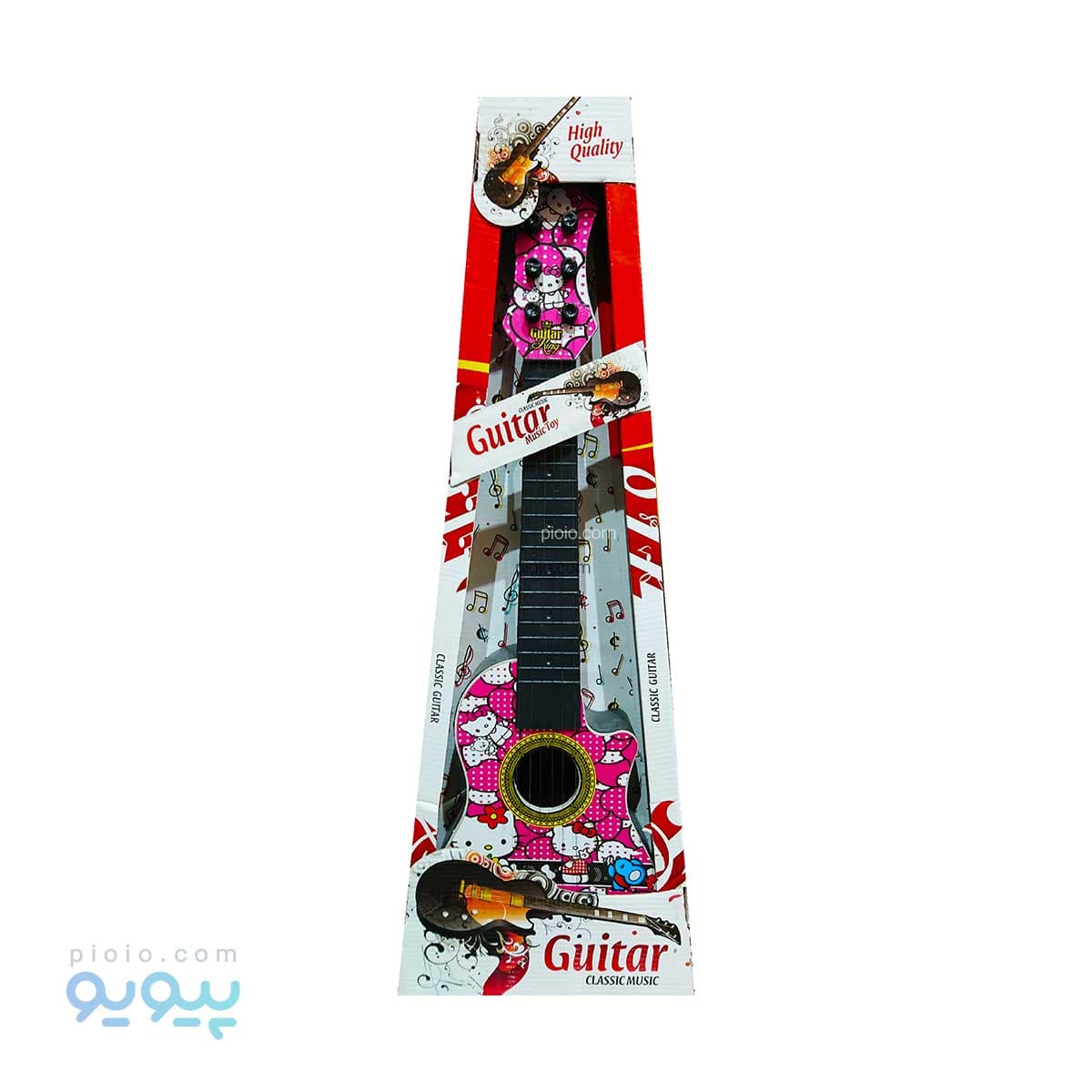 گیتار فانتزی کوچک طرح هلو کیتی H TOYS مدل 6004 تک و عمده
