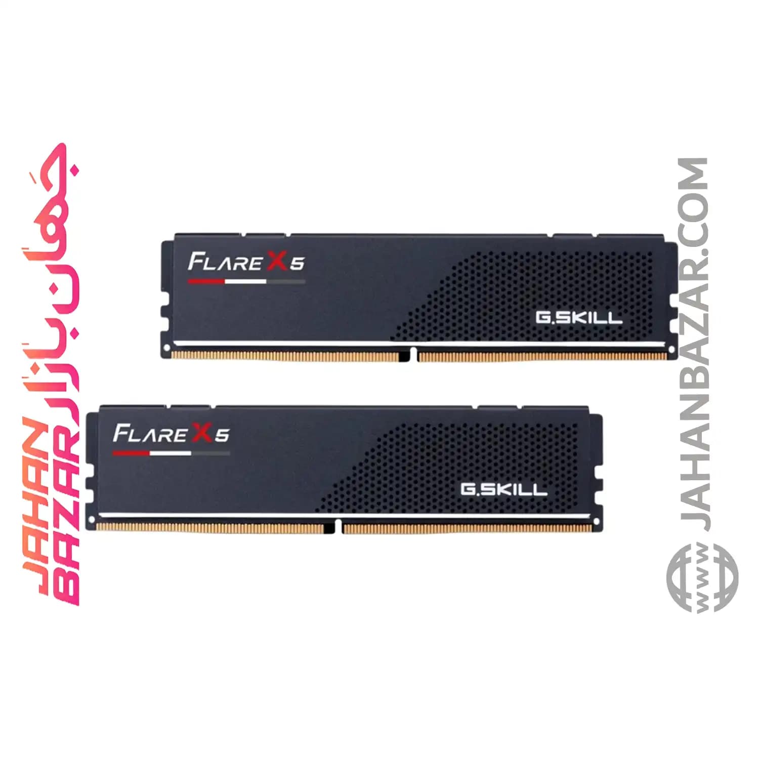 رم کامپیوتر جی اسکیل دو کاناله Flare X5 فرکانس 6000 مگاهرتز DDR5 تایمینگ CL36 حافظه 32 گیگابایت G.Skill Flare X5 Dual Channel 3CL36 6000MHz DDR5 32GB Computer RAM