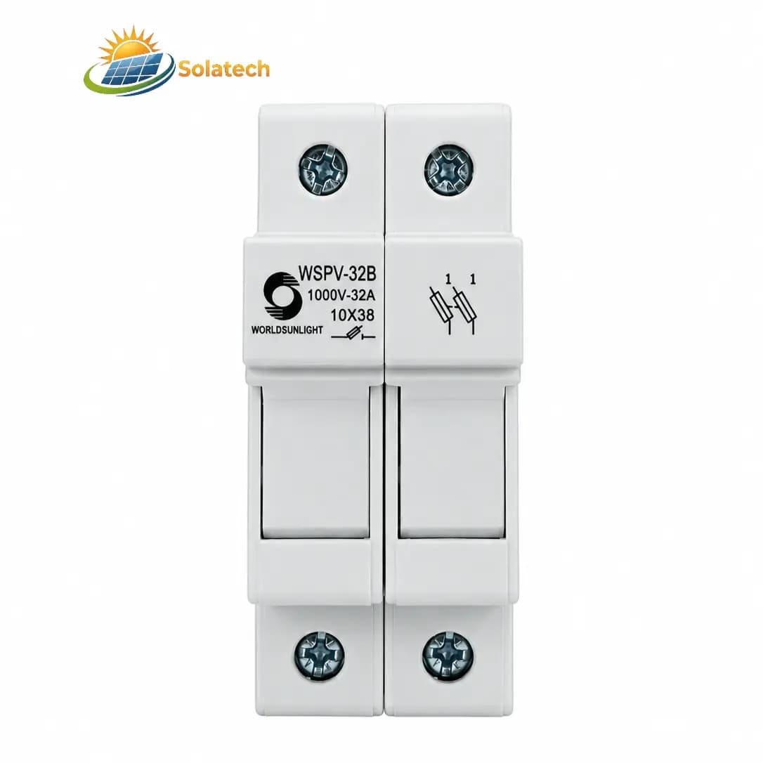 هولدر فیوز سیلندری 32 آمپر DC برند Sunlight