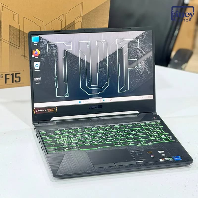 لپ تاپ استوک 15.6 اینچی ایسوس TUF Gaming FX506HC Core i7-11800H 16GB 512GB SSD RTX 3050 4GB 144Hz — تصویر ۷