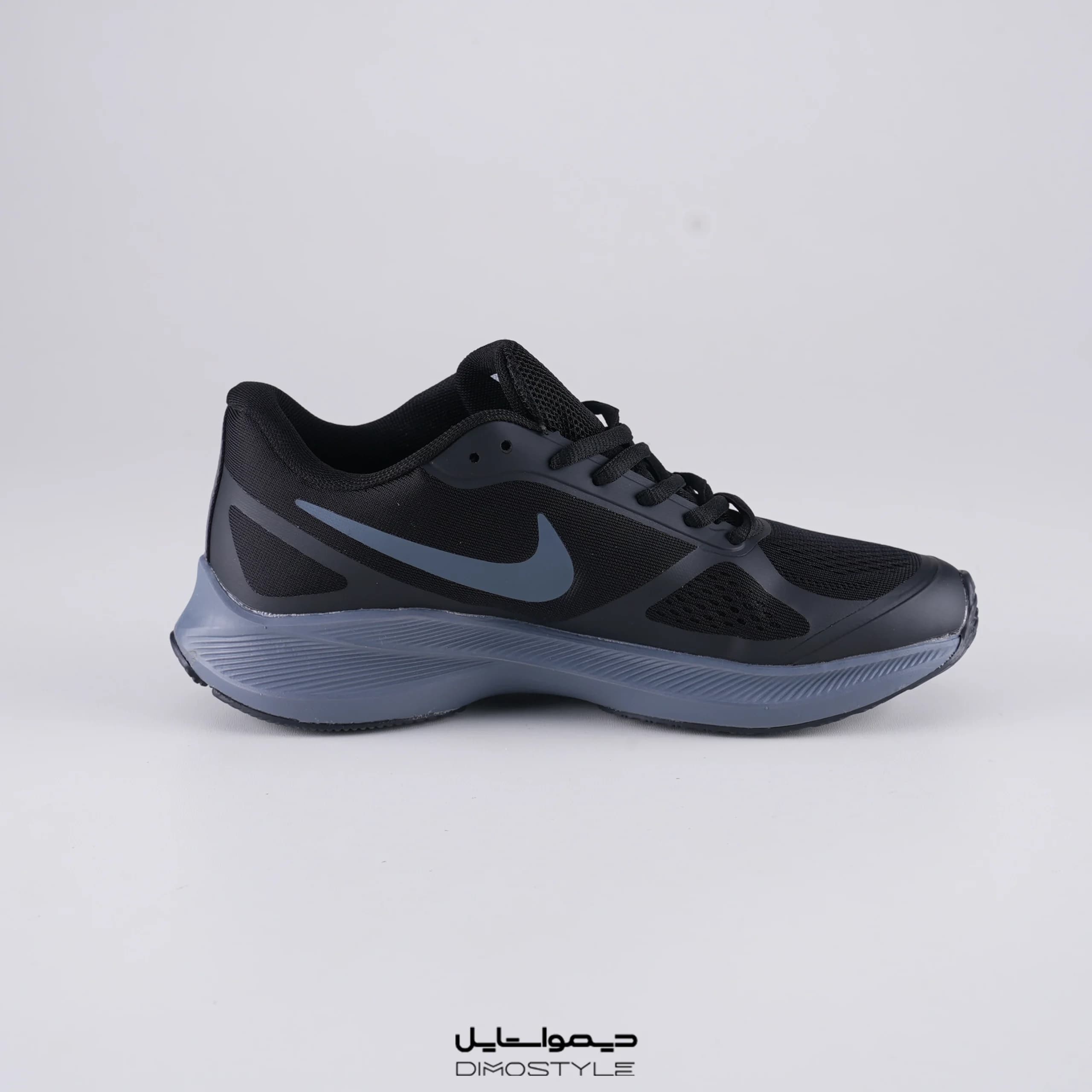 کفش مخصوص دویدن نایک ایر زوم مدل Guide 10 رنگ تمام مشکی (دودی)Nike Air Zoom Guide 10 Running — تصویر ۶