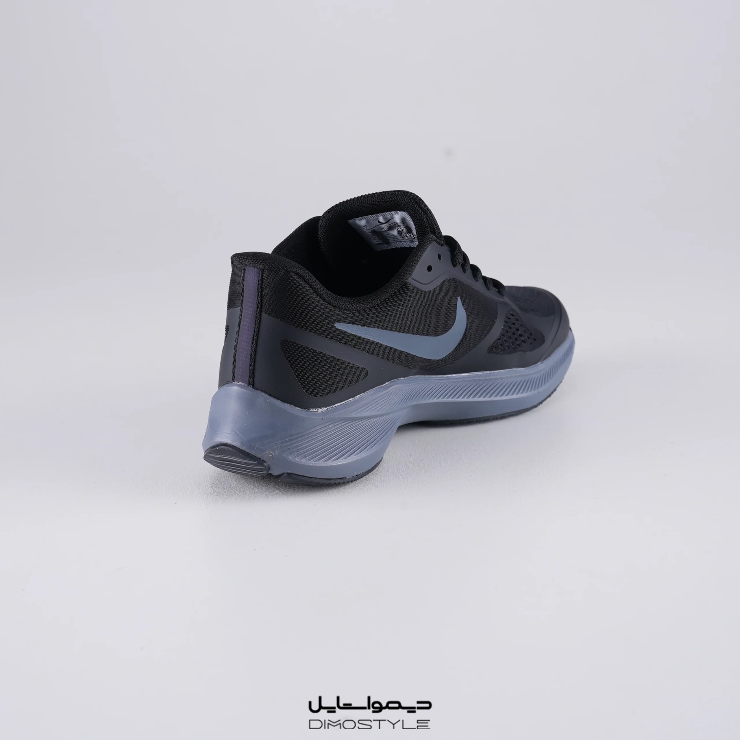 کفش مخصوص دویدن نایک ایر زوم مدل Guide 10 رنگ تمام مشکی (دودی)Nike Air Zoom Guide 10 Running — تصویر ۷