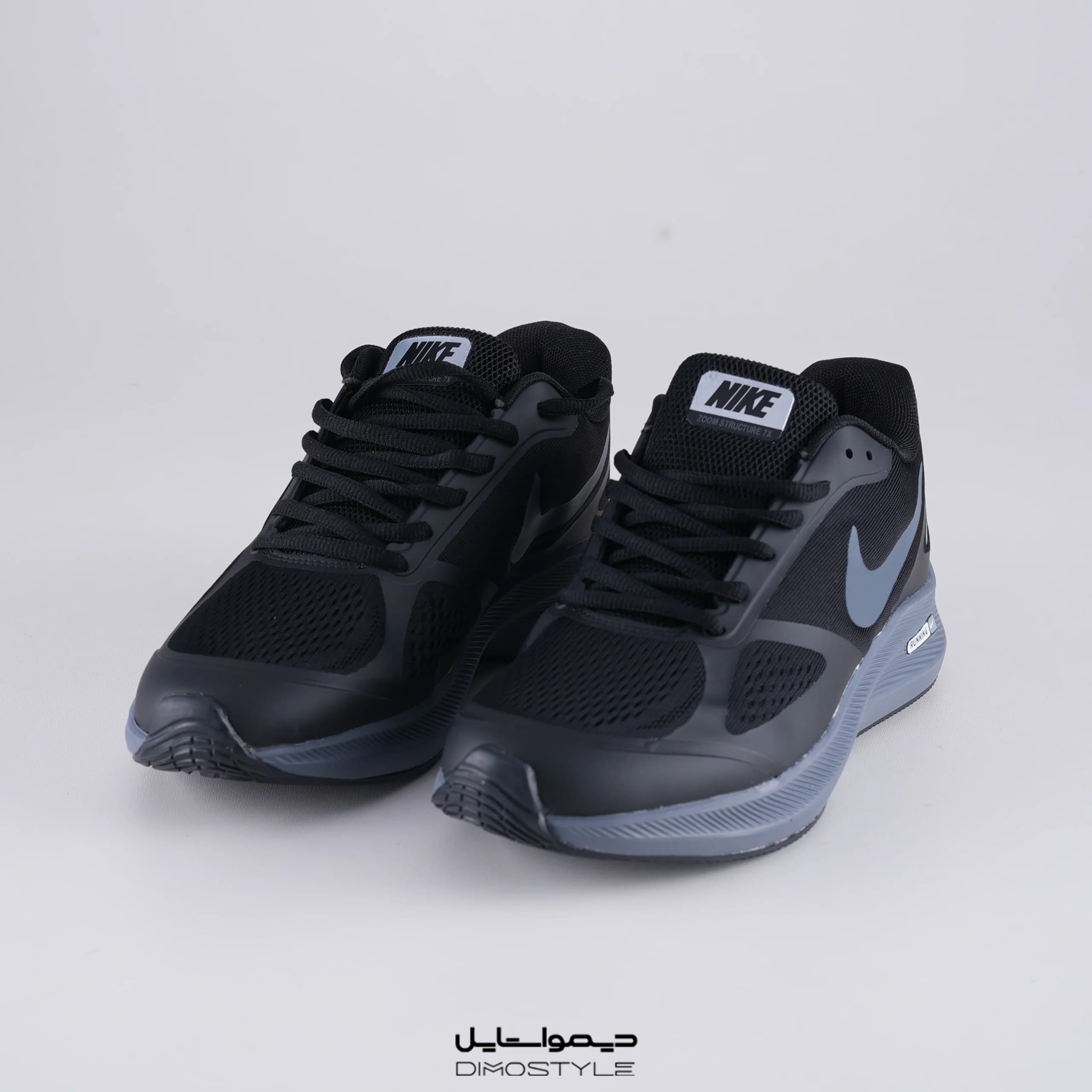 کفش مخصوص دویدن نایک ایر زوم مدل Guide 10 رنگ تمام مشکی (دودی)Nike Air Zoom Guide 10 Running — تصویر ۲